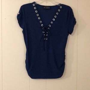 Sweet Wanderer Blue Top